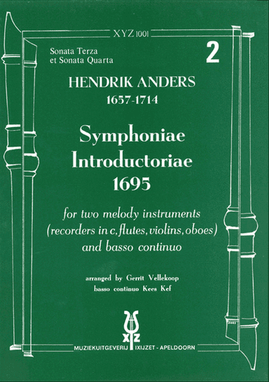 Symphoniae Introductoriae 1695 - Vol. 2