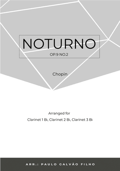 NOTURNO OP.9 NO.2 - CHOPIN - CLARINET TRIO
