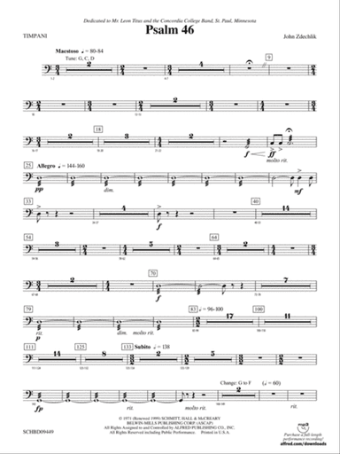 Psalm 46: Timpani