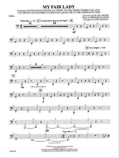 My Fair Lady (Medley): Tuba