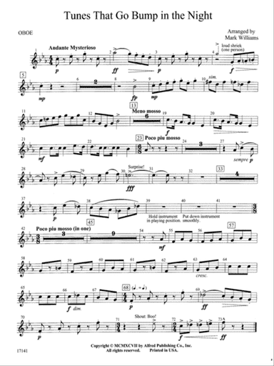 Tunes That Go Bump in the Night: Oboe