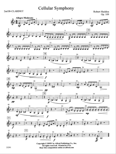 Cellular Symphony: 2nd B-flat Clarinet