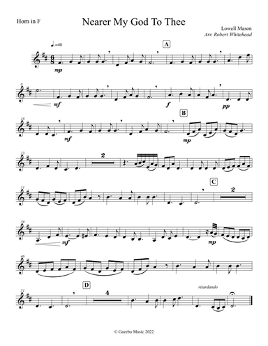 Nearer My God To Thee