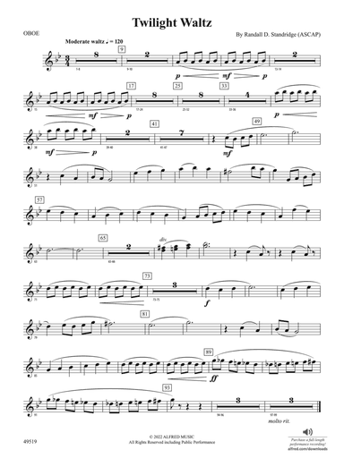 Twilight Waltz: Oboe