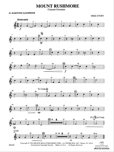 Mount Rushmore: E-flat Baritone Saxophone