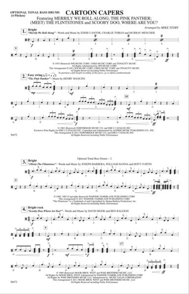 Cartoon Capers: Tonal Bass Drum
