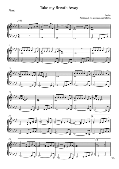 Take My Breath Away (love Theme)