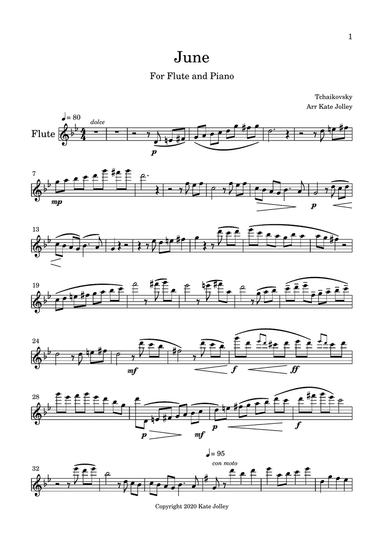 June (Tchaikovsky Seasons)