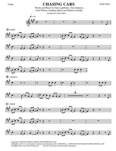 Chasing Cars