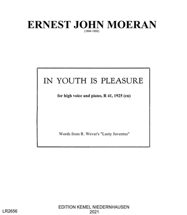 In youth is pleasure