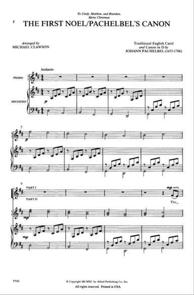 The First Noel / Pachelbel's Canon