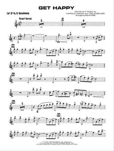 Get Happy: E-flat Alto Saxophone
