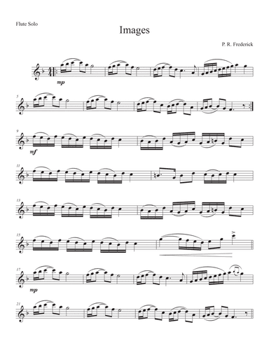 Images (Flute Solo)