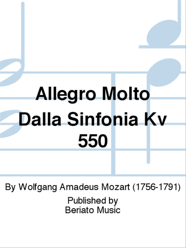 Allegro Molto Dalla Sinfonia Kv 550