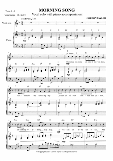 Morning Song