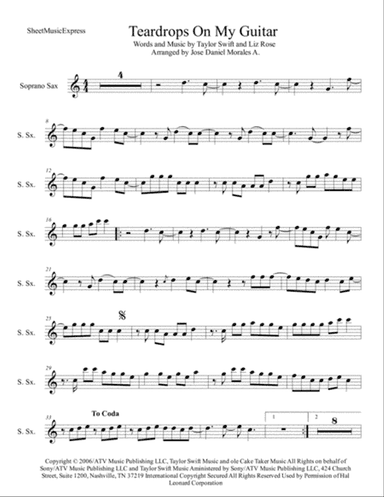 Teardrops On My Guitar