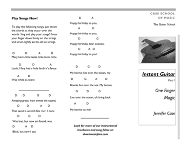 Instant Guitar One-Finger Magic part 1