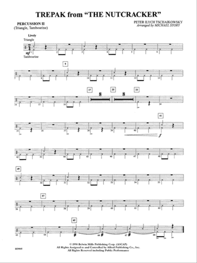 Trepak from The Nutcracker: 2nd Percussion