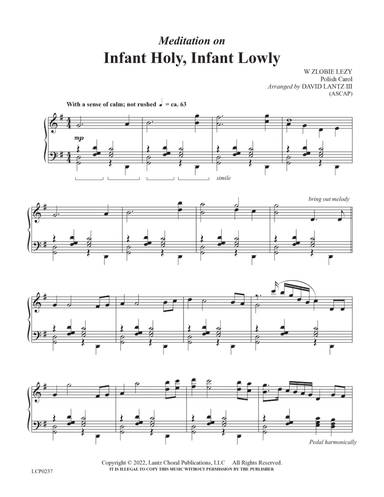 Infant Holy, Infant Lowly