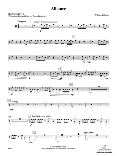 Alliance: 2nd Percussion