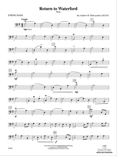 Return to Waterford: String Bass