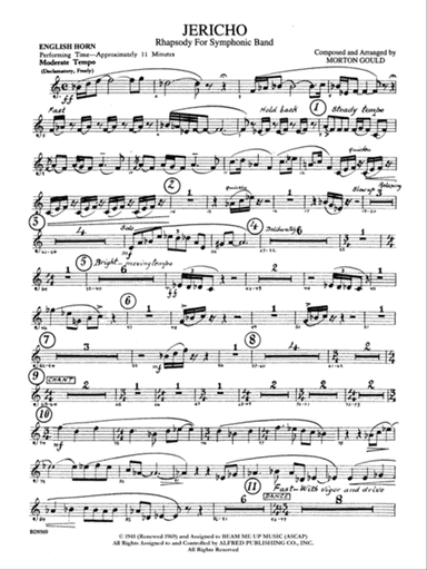 Jericho: English Horn