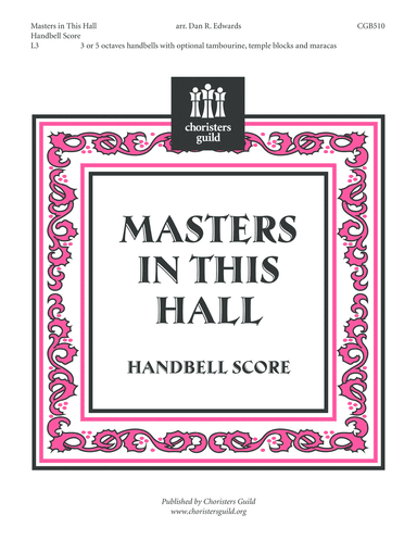 Masters In This Hall - Handbell Score