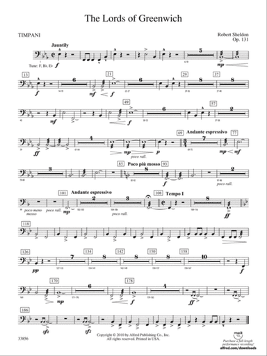 The Lords of Greenwich: Timpani