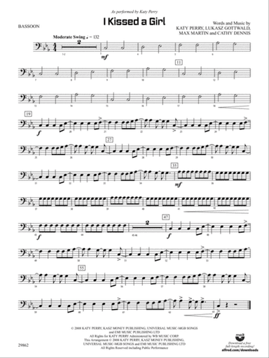I Kissed a Girl: Bassoon