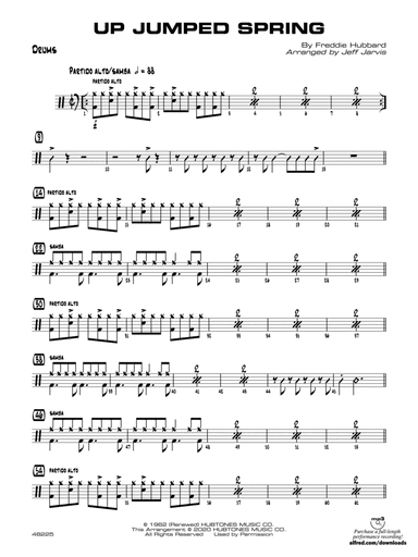 Up Jumped Spring: Drums
