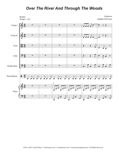 Over The River And Through The Woods (for String Orchestra)