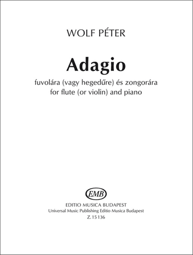 Adagio for flute (or violin) and piano