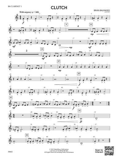 Clutch: 1st B-flat Clarinet