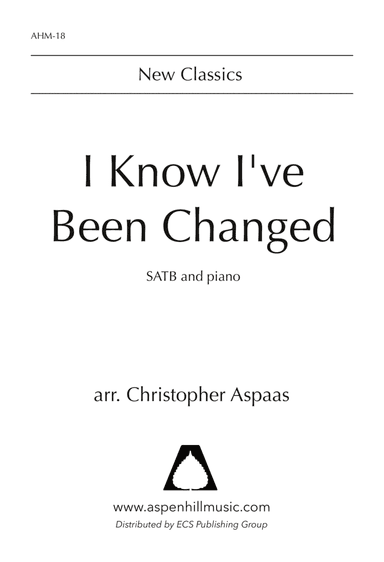 I Know I've Been Changed