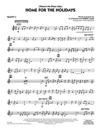 (There's No Place Like) Home for the Holidays (arr. John Wasson) - Trumpet 2