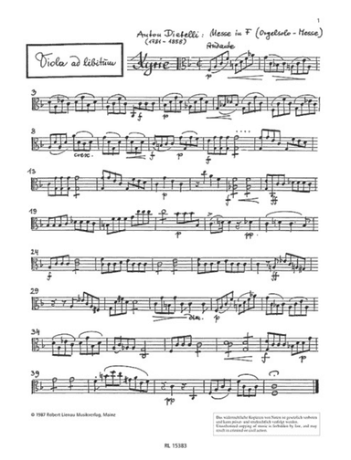 Mass in F