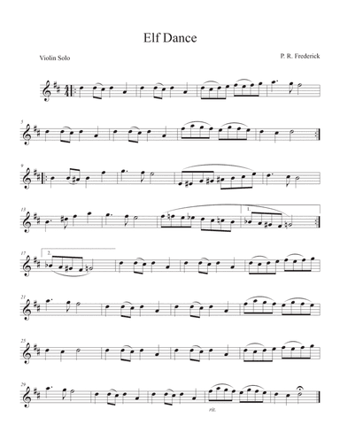 Elf Dance (Violin Solo)