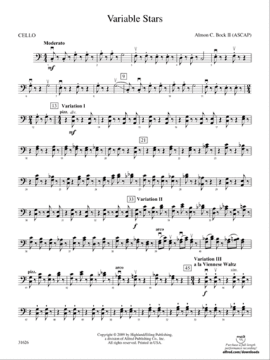 Variable Stars: Cello