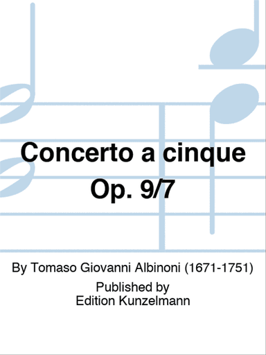 Concerto a cinque Op. 9/7
