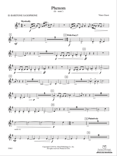 PHENOM/CB: E-flat Baritone Saxophone
