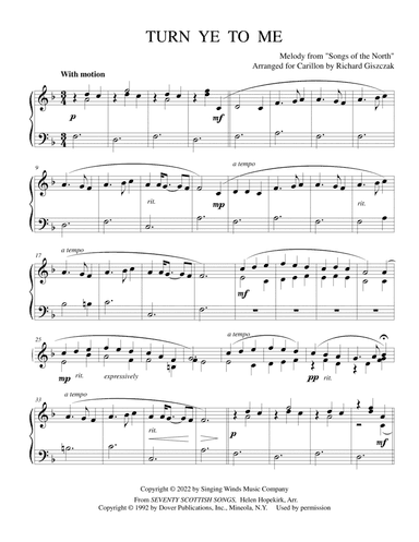 Turn Ye To Me
