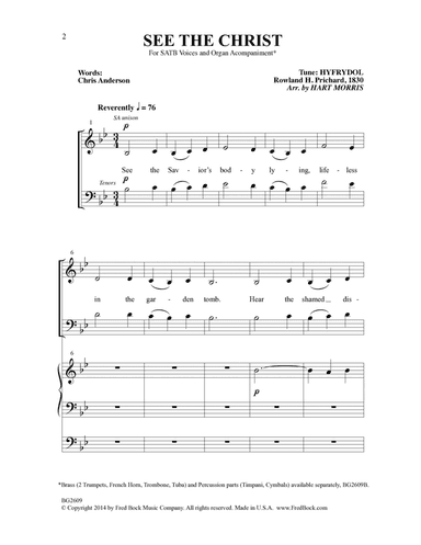 See The Christ (arr. Hart Morris)