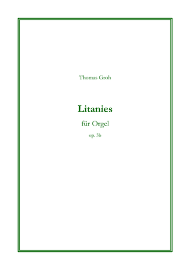 Litanies (for organ solo)