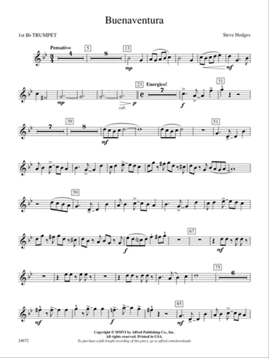 Buenaventura: 1st B-flat Trumpet