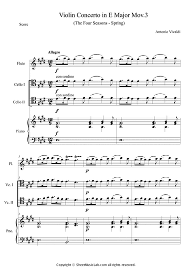 The Four Seasons Spring 3rd Movement