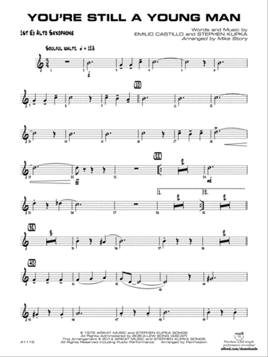 You're Still a Young Man: E-flat Alto Saxophone