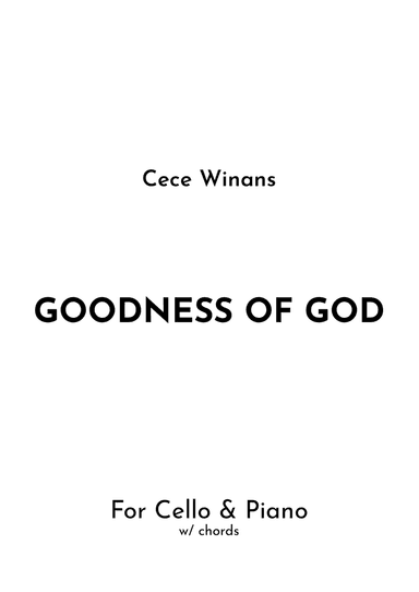 Goodness Of God