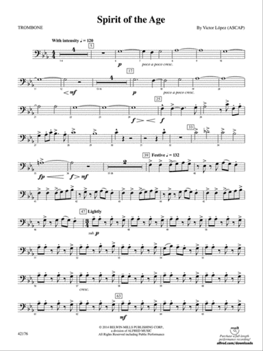 Spirit of the Age: 1st Trombone