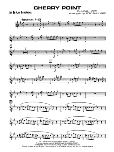 Cherry Point: E-flat Alto Saxophone