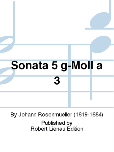 Sonata 5 g-Moll a 3